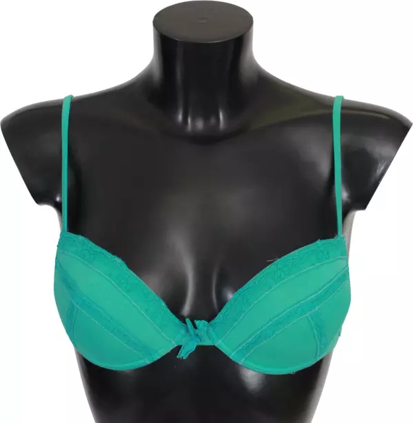 Green Push Up Bra 100% Cotton Underwear