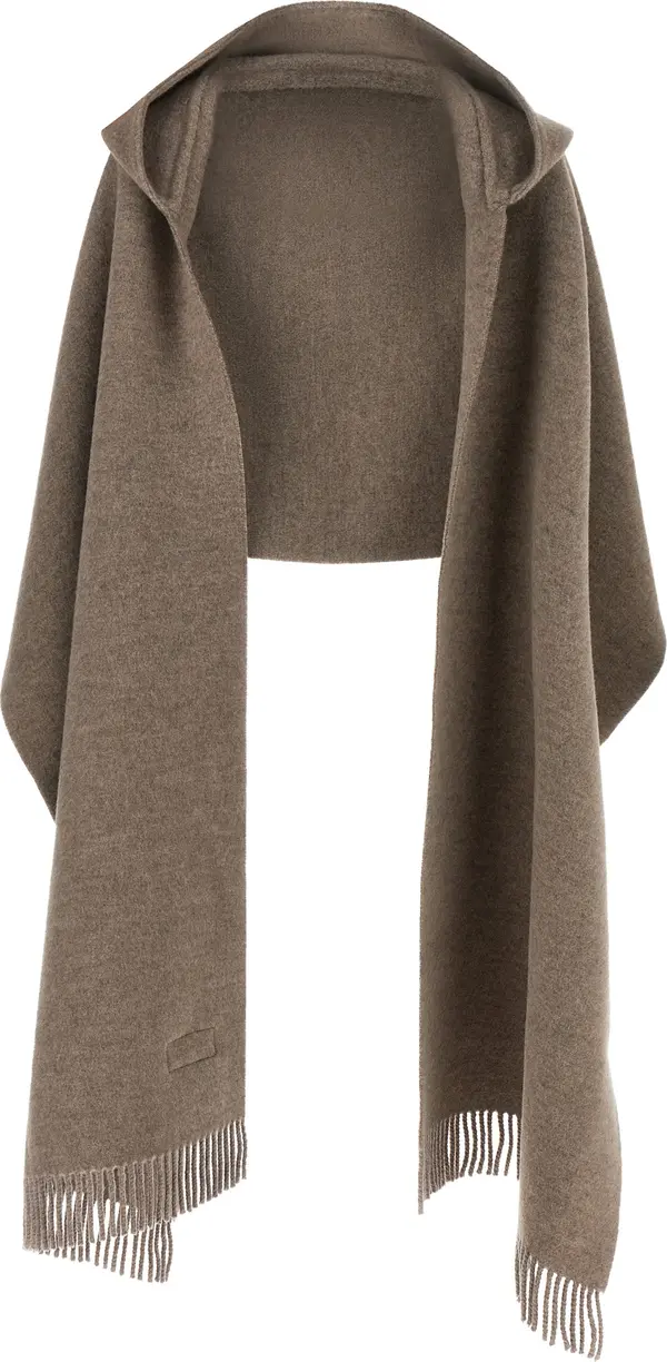 Brown Wool Scarf