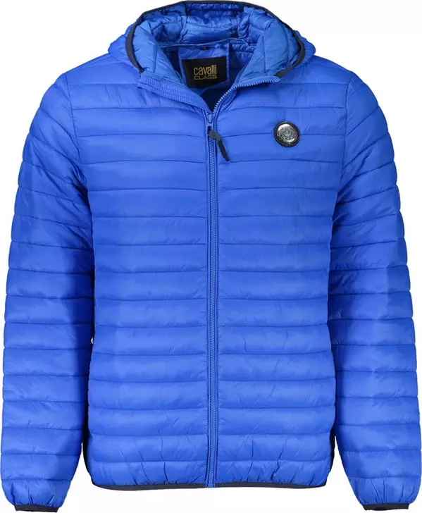 Blu Poliammide Men's Jacket