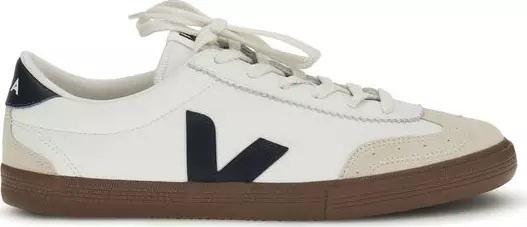 White Calf Leather Bos Taurus Athletic Sneakers