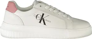 White Polyester Sneaker
