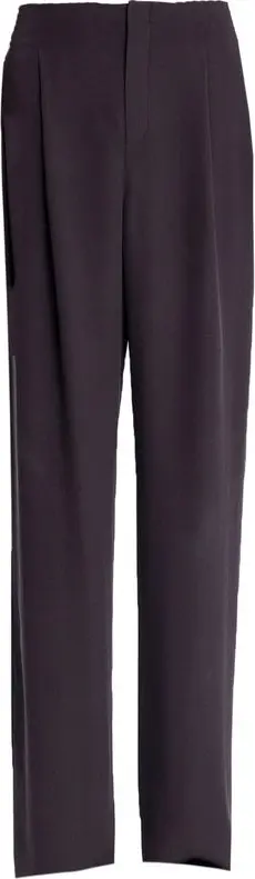 Brown Silk Pants