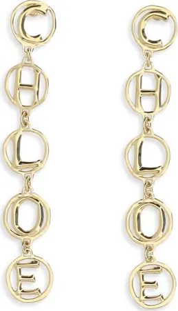 Gold Brass Earrings