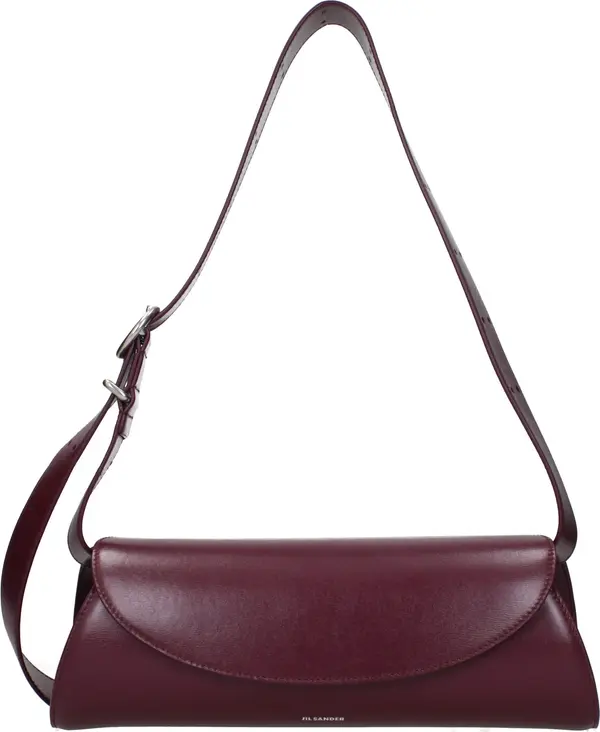 Red Leather Crossbody Bag