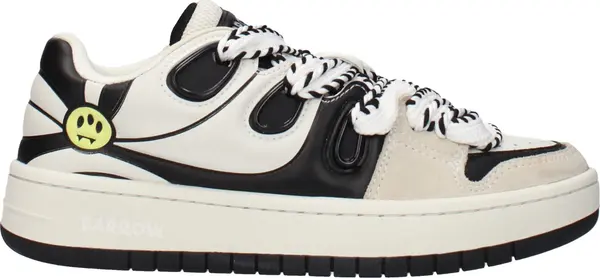 Beige Leather Sneakers