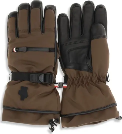 Brown Nylon Gloves