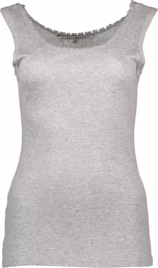 Grigio Viscosa Women T-Shirt