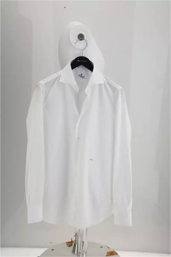 White Cotton Dress Shirt