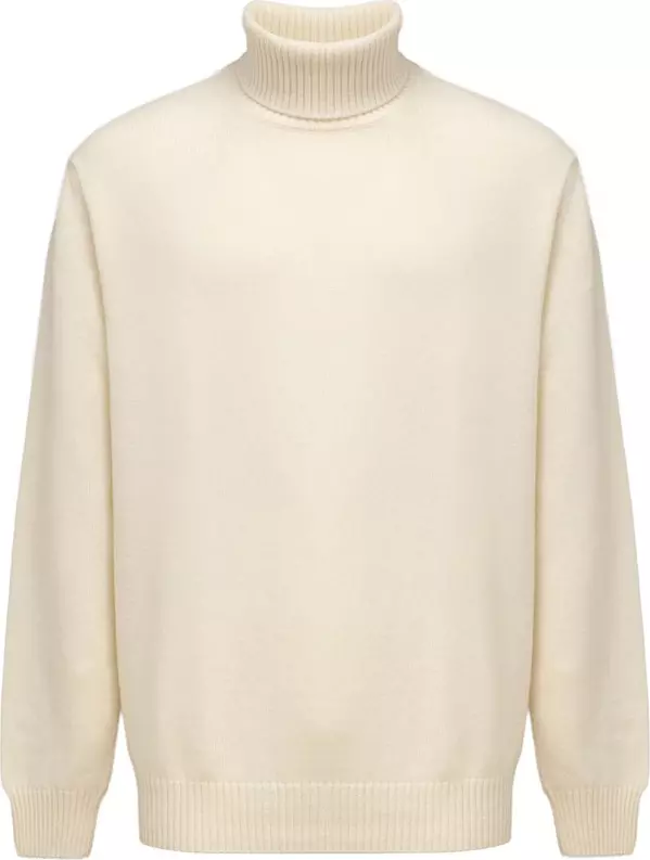 White Cashmere Turtleneck