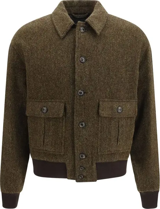 Bicolor Wool Oves Aries Bomber