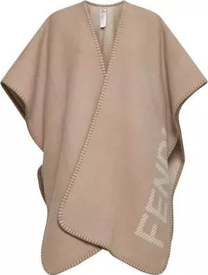 Wool And Cashmere Poncho