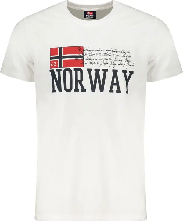 White Cotton Men's T-Shirt