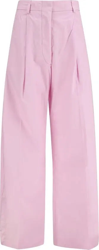 Multicolor Cotton Casual Pants