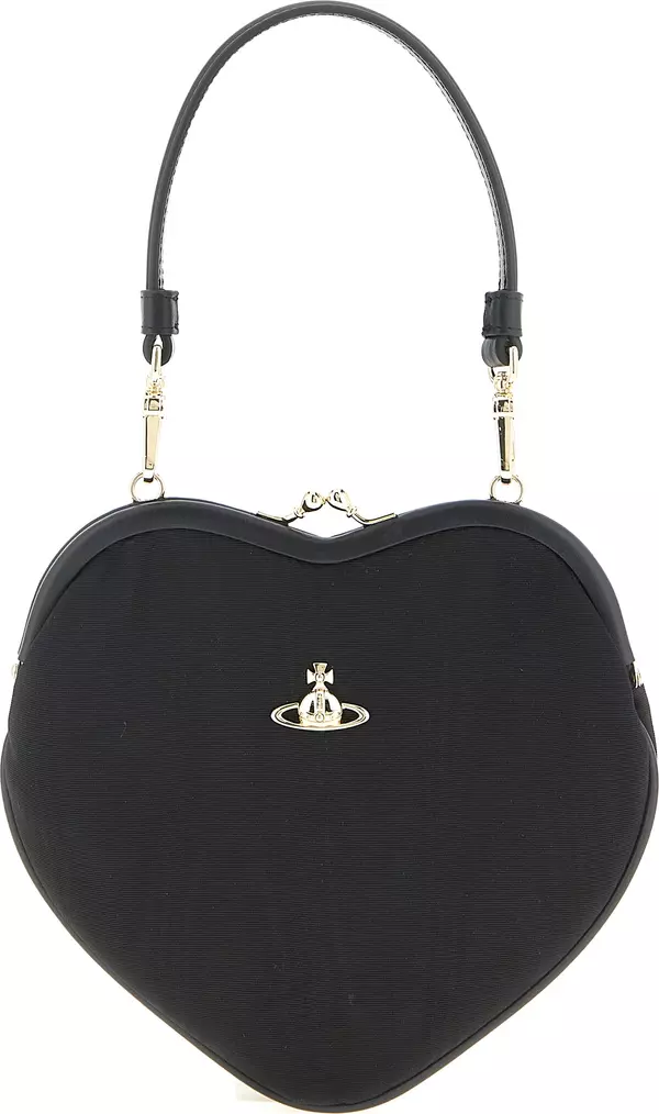 Black Viscose Handbag