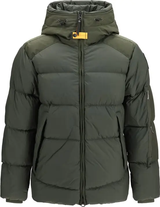 Bicolor Polyamide Full-Length Jacket