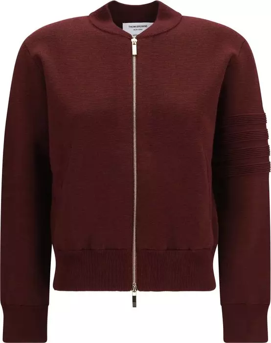 Bordeaux Wool Oves Aries Bomber