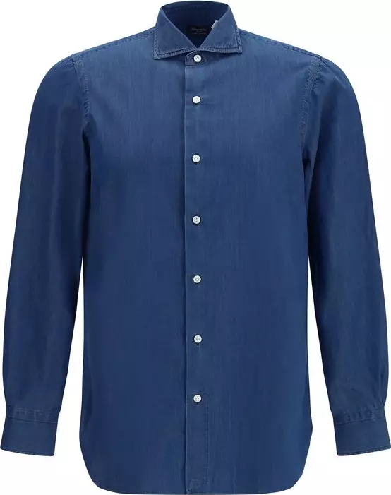 Blue Cotton Shirt