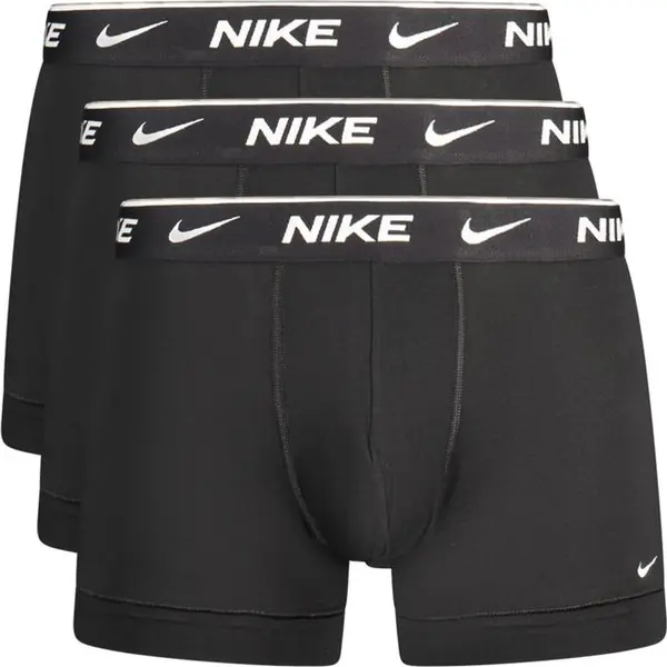 Black Cotton Men's Boxer Short