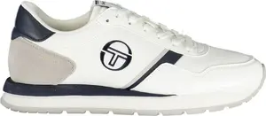 White Polyester Sneaker