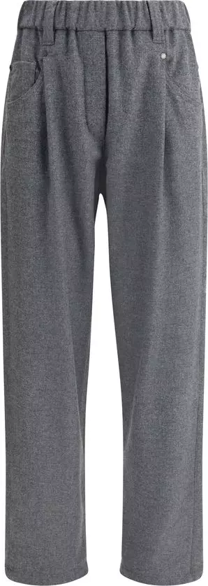 Gray Wool Oves Aries Casual Pants