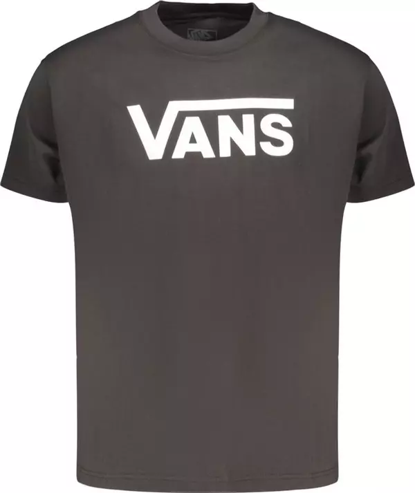 Black Cotton Men T-Shirt