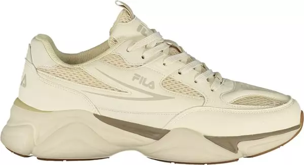 White Polyester Men's Sneaker