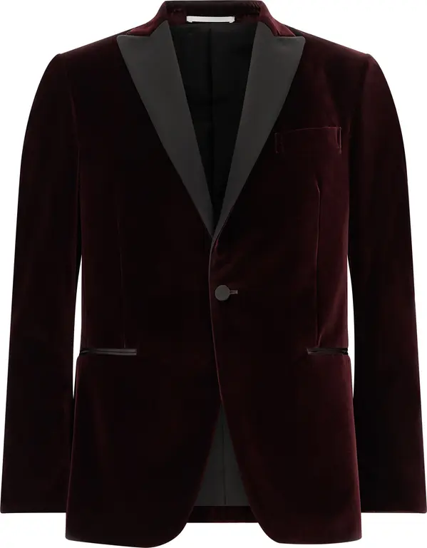 Bordeaux Cotton Blazer