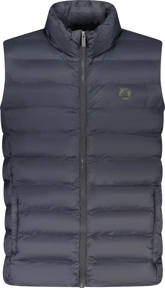 Blu Polyester Men's Jacket