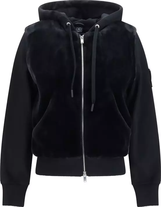 Black Cotton Sweatshirt