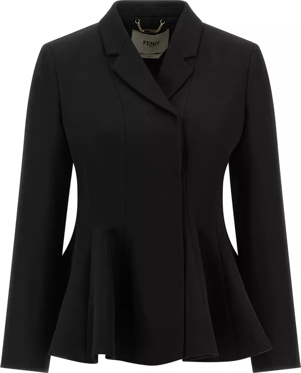 Black Virgin Wool Blazer