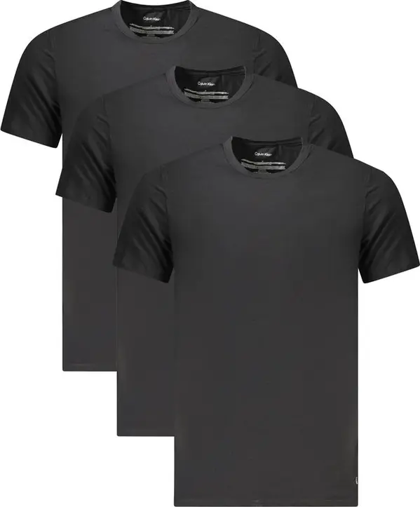 Black Cotton Mens T-Shirt