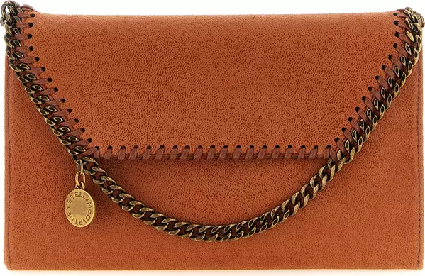 Orange Polyester Crossbody Bag