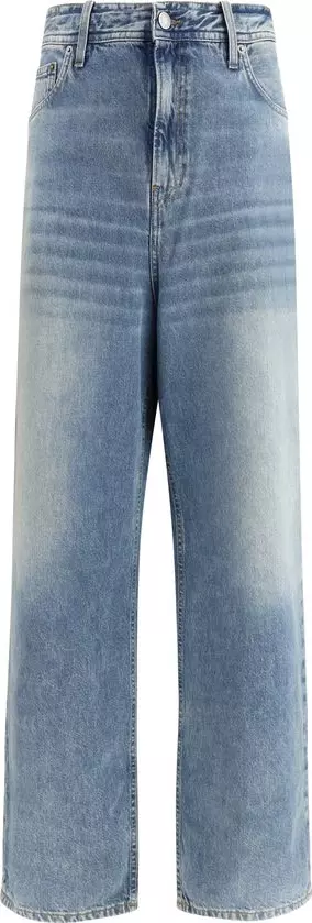 Blue Cotton Relaxed Fit Jeans