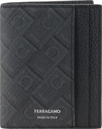 Black Calf Leather Bos Taurus Wallet