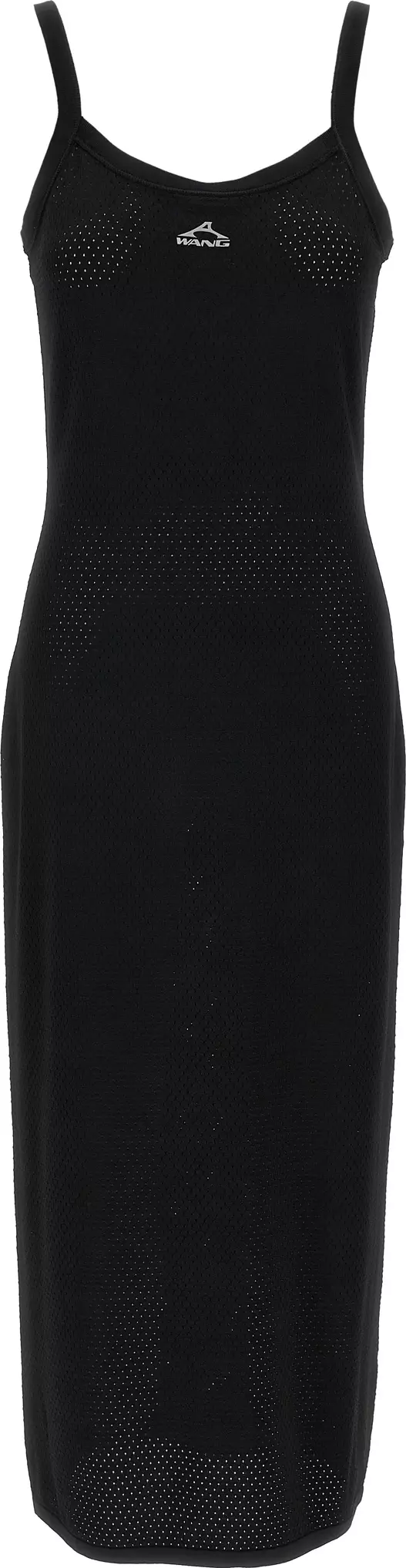 Black Viscose Midi Dress