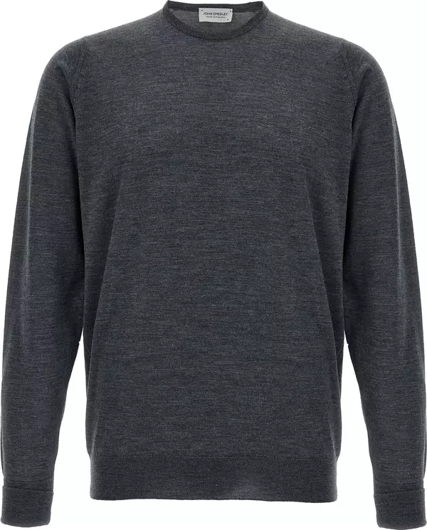 Gray Merino Wool Cardigan