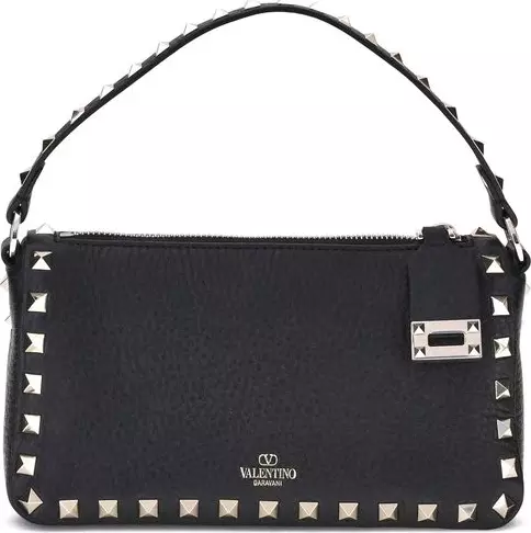 Black Calf Leather Bos Taurus Shoulder Bag