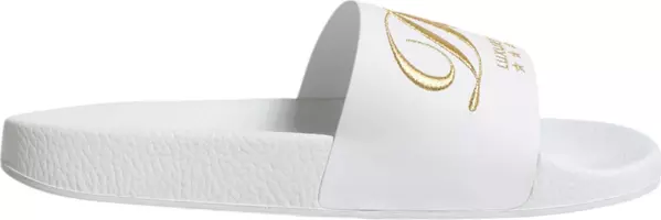 White Leather Slides Sandals Beachwear Shoes