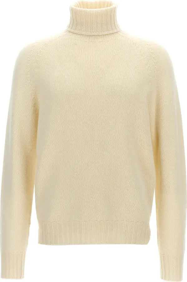 White Wool Cardigan