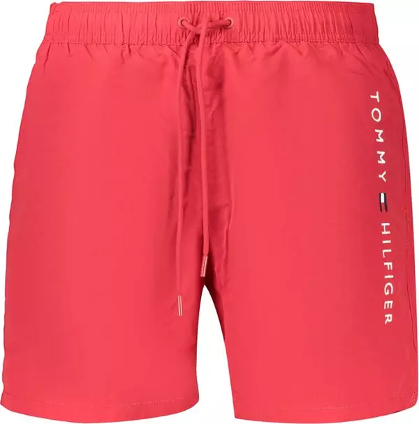 Rosso Polyester Mens Swimwear