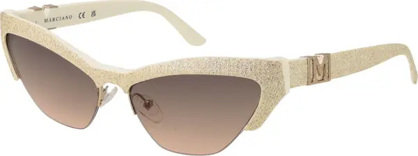 Beige Acetate Sunglasses
