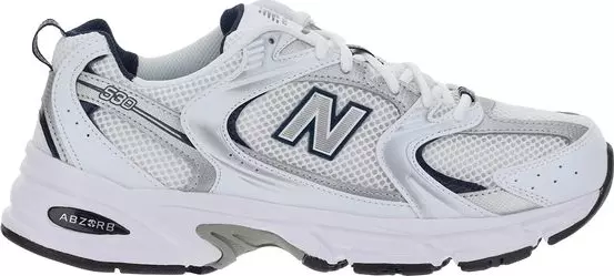 White Polyethylene Athletic Sneakers