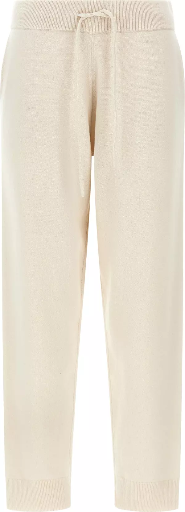 White Wool Athletic Pants