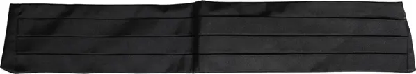 Black 100% Silk Women Wide Waist Cummerbund