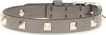 Gray Calf Leather Bos Taurus Bracelet