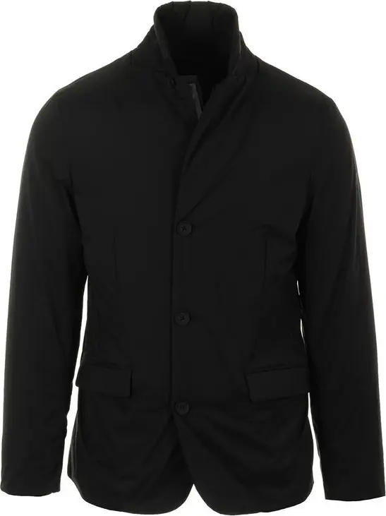 Black Polyester Coat