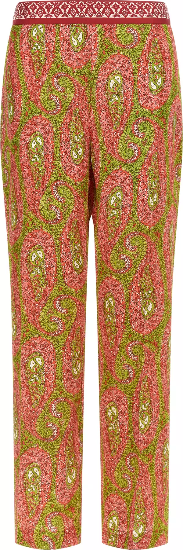 Multicolor Polyester Pants