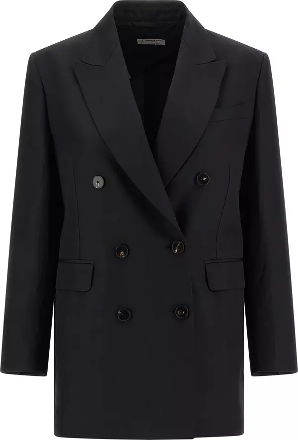 Black Viscose Blazer