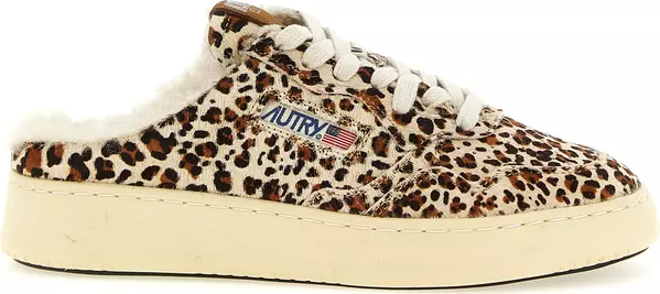 Brown Cowhide Low Top Sneakers