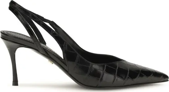 Black Calf Leather Bos Taurus Pumps